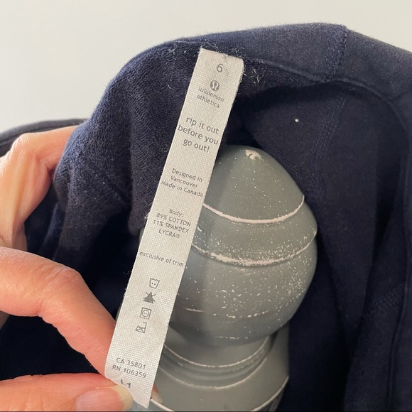 Lululemon Orchid pullover hoodie in faded navy - Picture 7 of 7